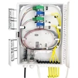 EFB optikai kötődoboz 16 szál végződtetéséhez, SC, E2000, LC dlx adapterhez, IP65