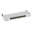 EFB Cat6.A STP 0,5U 8 portos árnyékolt mini-patchpanel 10"