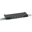 EFB Cat6.A STP 0,5U 8 portos árnyékolt mini-patchpanel 10"