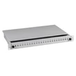 EFB 19" optikai rendezőtálca, fix, 12xSC duplex/LC quad előlappal, 1U magas