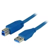 EFB USB3.0 Prémium 5 Gbit/s kábel USB-A / USB-B csatlakozókkal, 1 méter, fekete