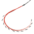 Monomódusú (SM 9/125 OS2), egyik végén csatlakozókkal szerelt 8 szálas loose tube optikai kábel, SC/APC, L=20 méter
