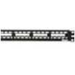 PANDUIT 24 portos Mini-Com All Metal moduláris patch panel árnyékolt betétekhez, tehermentesítővel, 1U