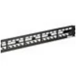 PANDUIT 24 portos Mini-Com All Metal moduláris patch panel árnyékolt betétekhez, tehermentesítővel, 1U