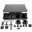 PANDUIT Opticom QuickNet 19" optikai rack rendező, 4U magas, üres