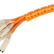 PANDUIT Pan-Wrap lángálló polietilén kivezetékelhető kábel rendező cső tekercs, áttetsző, D=12.7 mm, L=61 méter
