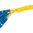 PANDUIT Pan-Wrap lángálló polietilén kivezetékelhető kábel rendező cső tekercs, áttetsző, D=12.7 mm, L=61 méter