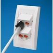 PANDUIT RJ45 csatlakozó lezáró, süllyesztett, szürke