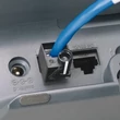 PANDUIT RJ45 csatlakozó lezáró, süllyesztett, szürke