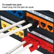 PANDUIT RJ45 csatlakozó lezáró, süllyesztett, szürke