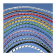 PANDUIT Spiral Wrap lángálló polietilén kábel rendező spirálcső tekercs, fekete, D=9.5 mm, L=30.5 méter