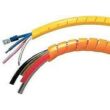 PANDUIT Spiral Wrap lángálló polietilén kábel rendező spirálcső tekercs, fekete, D=9.5 mm, L=30.5 méter