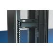 ZPAS Z-SERVER 19" 45U magas 800x1000 mm perforált fémajtós, kétfelé nyíló hátsó perforált fémajtós professzionális szerver rack, fekete