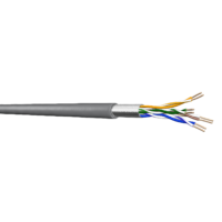 DRAKA UC300 Cat.5e F/UTP PVC fóliaárnyékolt patch kábel, szürke