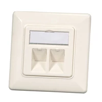 EFB dupla süllyesztett aljzat keystone betétekhez, fehér