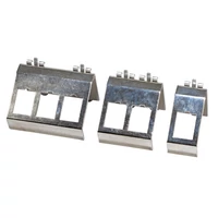 EFB DIN sínre szerelhető 1 portos keystone adapter