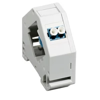 EFB DIN sínre szerelhető sorolható optikai adapter, LC duplex / SC szimplex