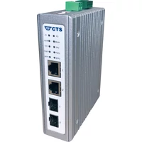 EFB DIN sínre szerelhető média konverter 2 x 100/1000 SFP, 2x 100/1000T RJ45