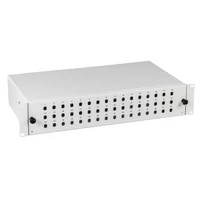 EFB 19" optikai rendezőtálca, 48xSC szimplex/E2000/LC duplex előlappal, 2U magas