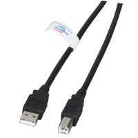EFB USB2.0 480 Mbit/s kábelek USB-A / USB-B csatlakozókkal, LSZH