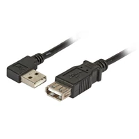 EFB USB2.0 Classic 480 Mbit/s hosszabbító kábelek USB-A (90°) / USB-B csatlakozókkal