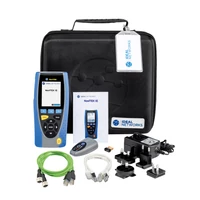 IDEAL NETWORKS NaviTEK IE Industrial Ethernet PROFINET réz- és optikai hálózati hibakereső teszter-készlet + 11 darabos RJ-45 remote unit készlet