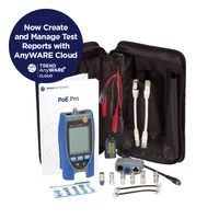 IDEAL NETWORKS POE PRO kábelvizsgáló készlet, AnyWARE Cloud funkcióval