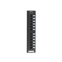 PANDUIT NetKey Category 6 punchdown patch panel, 12 portos, egyenes kialakítású