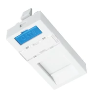 SOLARIX French style 22,5x45mm adapter 1 keystone betéthez, 90°, fehér