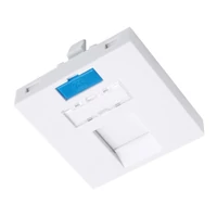 SOLARIX French style 45x45mm adapter 1 keystone betéthez, 90°, fehér