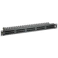 SOLARIX ISDN 1U 50 portos patch panel, tehermentesítővel, 1U magas