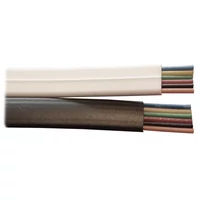 6 eres lapos telefon vezeték, fekete