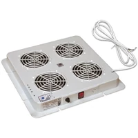 ZPAS A típusú tetőventilátor egység 4 ventilátorral és beépített termosztáttal, világosszürke