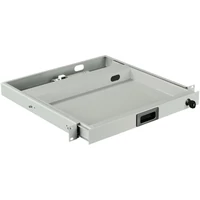 ZPAS 1U magas billentyűzet tartó fiók, kihúzható, első rögzítésű, 400 mm mély