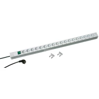 ZPAS vertikális hálózati elosztó 18 normál Schuko csatlakozó aljzattal