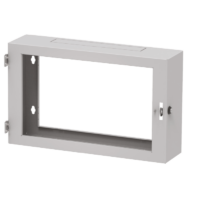 ZPAS Z-CUBE 19" 10U magas 600x150 mm egyrészes üvegajtós hálózati faliszekrény bővítő egység