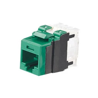 PANDUIT NetKey Cat.6A UTP keystone csatlakozó betét, zöld