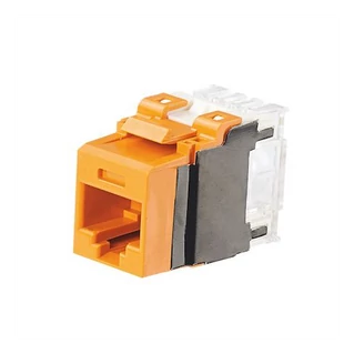 PANDUIT NetKey Cat.6A UTP keystone csatlakozó betét, narancs
