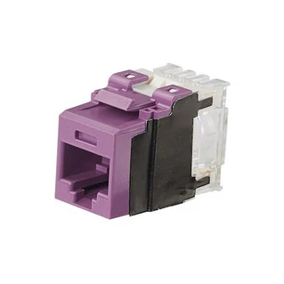PANDUIT NetKey Cat.6A UTP keystone csatlakozó betét, lila