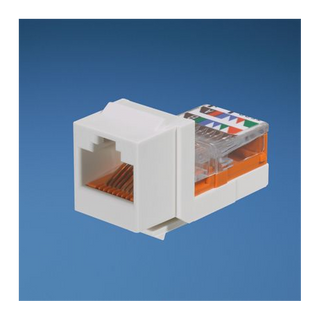PANDUIT NetKey Cat.5e UTP keystone csatlakozó betét, fehér