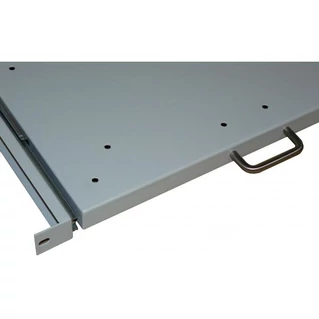 MD kihúzható rack tálca, 450 mm mély, RAL7035 világosszürke