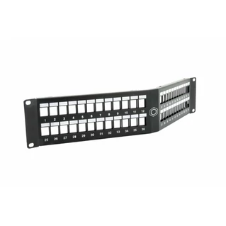 AFL HYPERSCALE 2U 48 portos döntött moduláris patch panel, üres