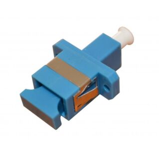 KAMAX OPTICS LC-SC hibrid szimplex optikai adapter, SM, kék