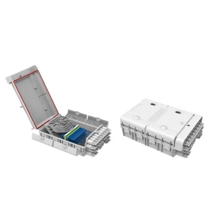 EFB optikai kötődoboz 24 szál végződtetéséhez, SC, E2000, LC dlx adapterhez, IP65