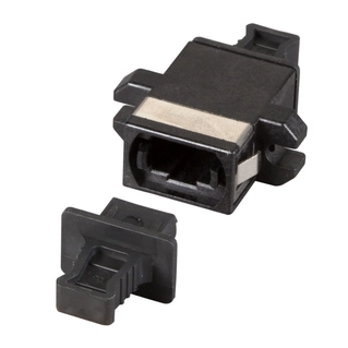 MPO/MTP adapter SM/MM, fekete