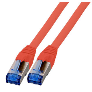 EFB Category 6A 10Gbit S/FTP Superflex réz patch kábel, piros, L=25 méter