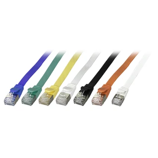 EFB Category 6A 10Gbit U/FTP flat réz patch kábelek, rövidített dugóval