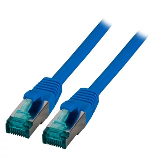 EFB Category 6A 10Gbit S/FTP réz patch kábel, kék, L=1.5 méter