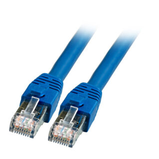 EFB Category 8 25G/40G S/FTP réz patch kábel, kék, L=5 méter