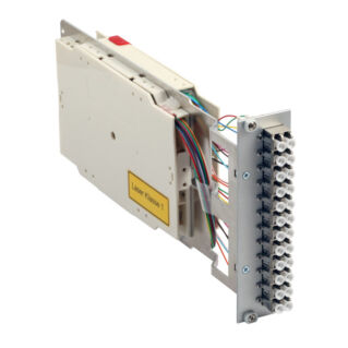 EFB előszerelt Subrack plug-in modul, 6xLC/PC duplex, SM 9/125 OS2, kék színű adapterekkel, pigtailekkel